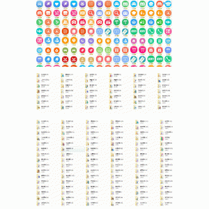 小程序公众图标素材6113个菜单栏素材