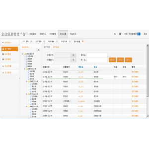 JAVA企业信息管理平台框架源码