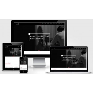 XH022装饰装潢工程设计类展示型企业网站源码