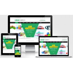 (PC+WAP)绿色硅胶橡胶制品pbootcms网站模板 营销型玩具制品网站源码