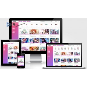 升级版PHP开发粉色魅力视频图片小说综合站平台/魅力社视频图片源码/含卡密充值